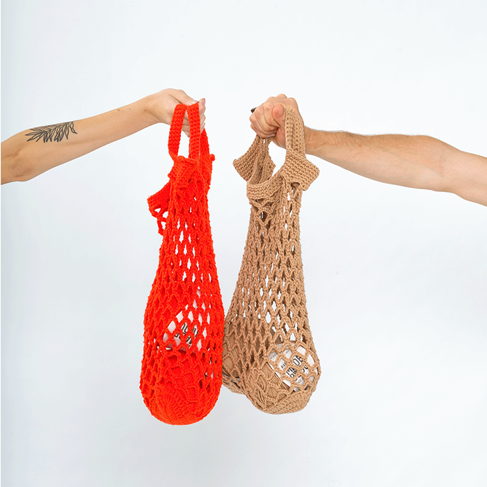 Kit Bolsa de Crochê Vegana
