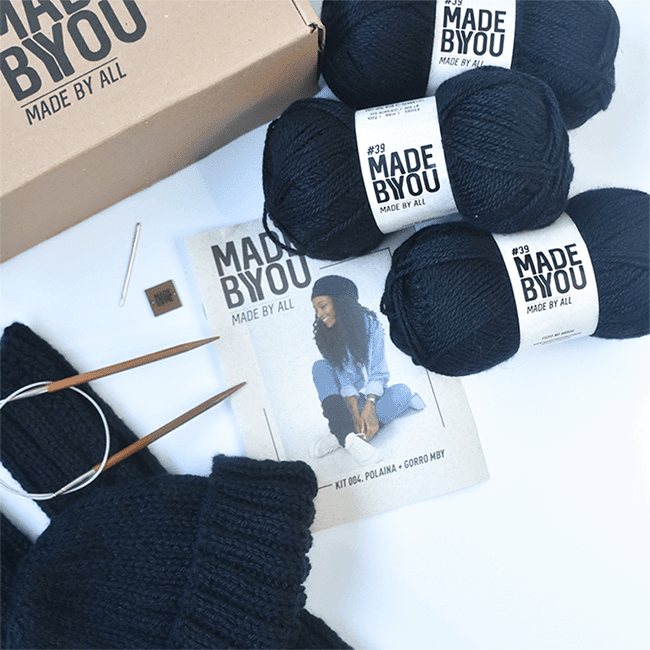 Kit de Tejido Polainas y Gorro