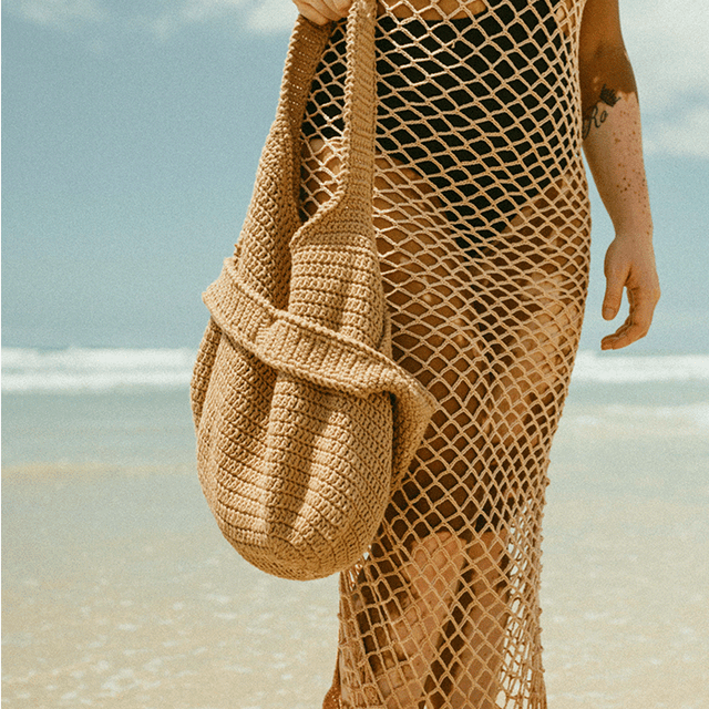 Kit de Crochê Bolsa de Praia