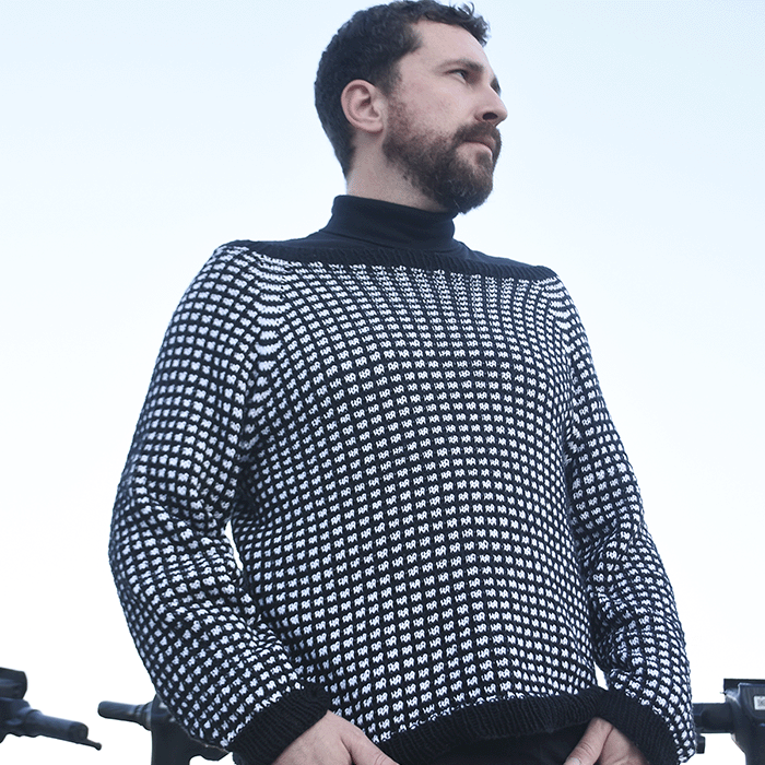 Kit de Tricô Blusa Mosaico por Marcos Filho