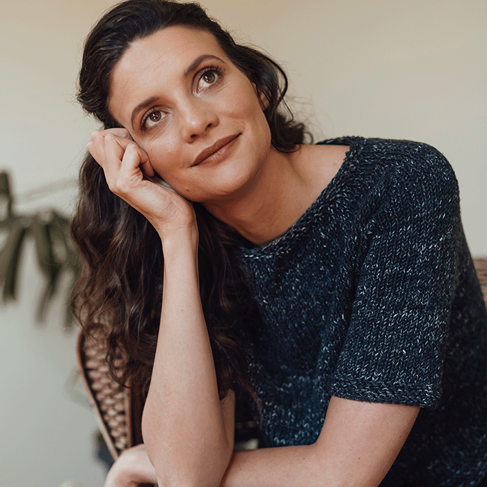 Kit de tejido Top Down Blusa Jane por Cristiane Bertoluci