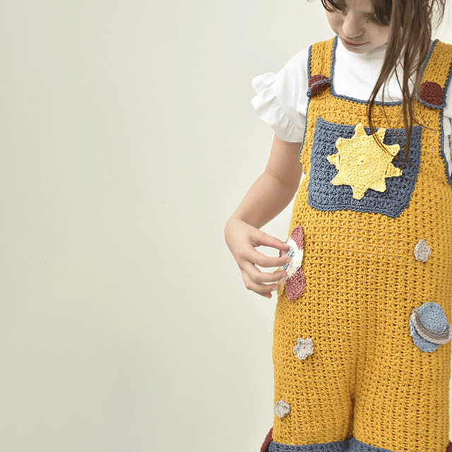 Kit de Crochê Patches Galácticos por Camila Giulia