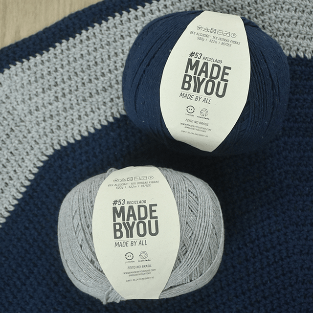Kit de Crochê Tapete Redondo Reencontro