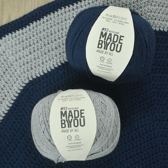 Kit de Crochê Tapete Redondo Reencontro