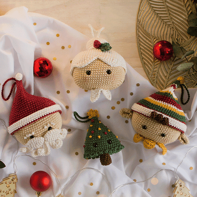 Kit de Amigurumi Natal Ho-Ho MBY