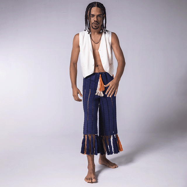 Pantacourt Pants Crochet Kit by David Lee