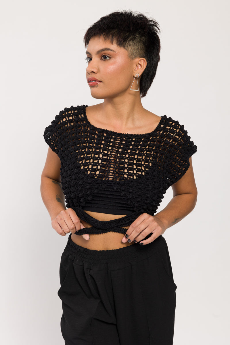 Kit de Crochet Blusa Corta por David Lee