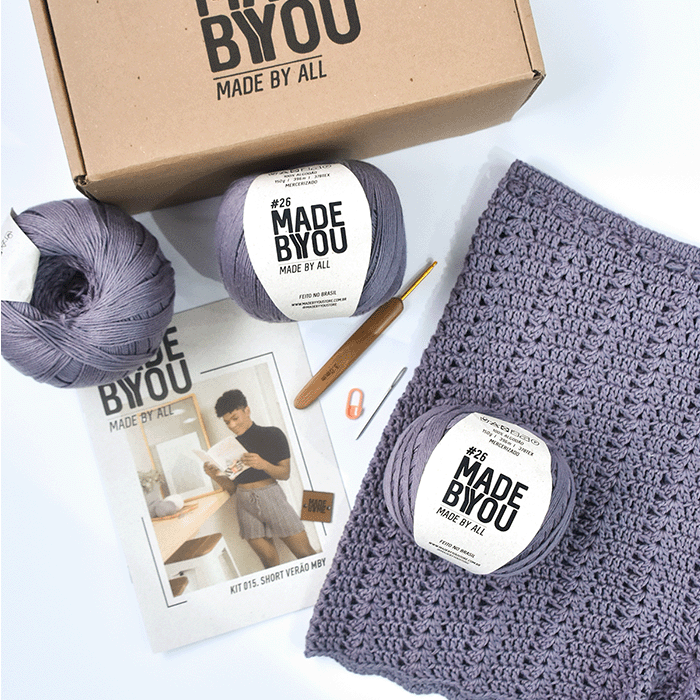 Kit de Crochê Short Verão