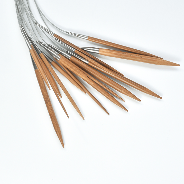 Agulha Para Tricô Circular Bambu Made By You_60cm
