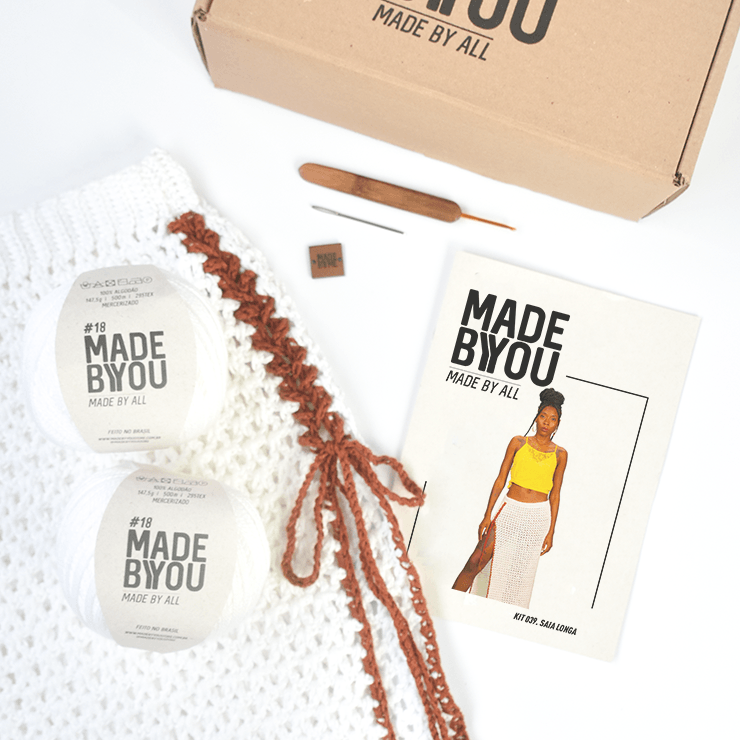 Kit de Ganchillo Falda Larga Por Lady Brown