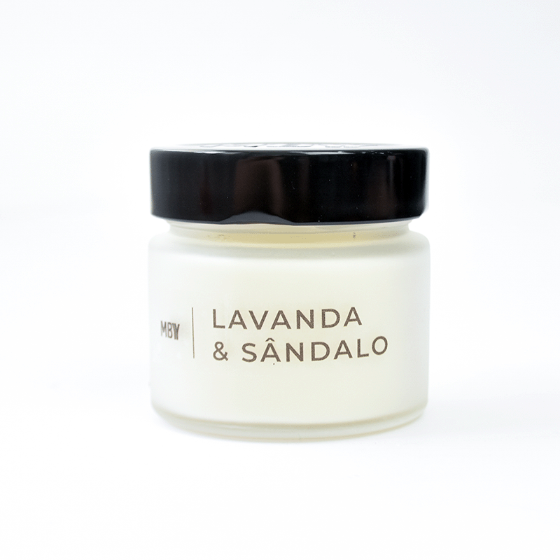 Vela 100% Vegetal Lavanda y Sándalo 145g