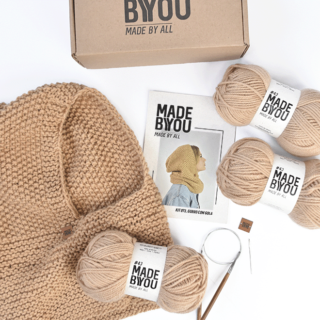Kit de Tejer Gorro y Cuello Made By You