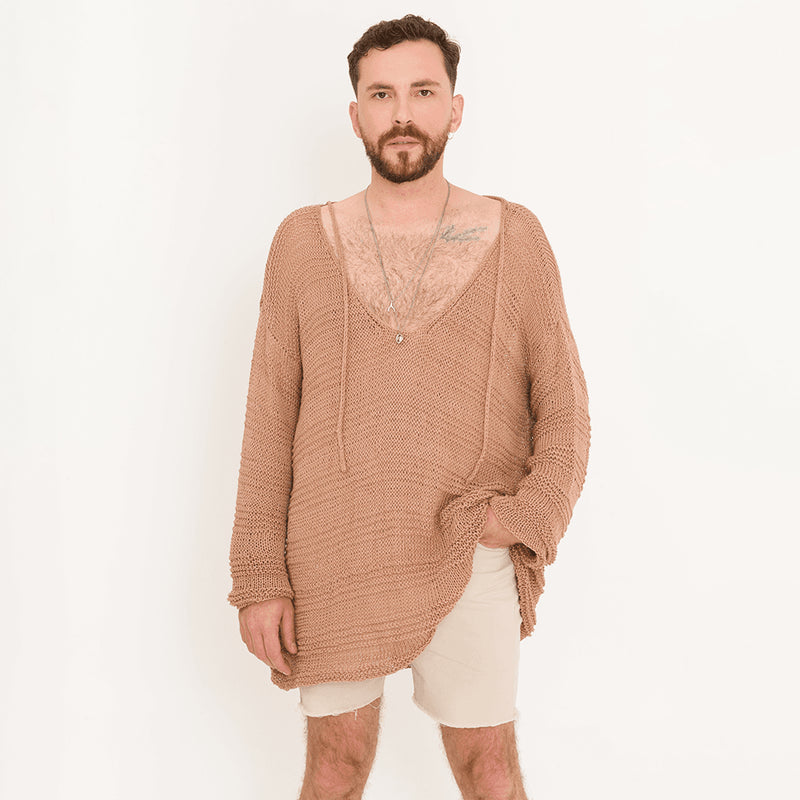 Vanilla Sweater Knitting Kit by Woolhool