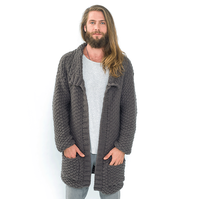 Vegan Cardigan Knitting Kit