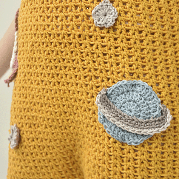 Kit de Crochê Patches Galácticos por Camila Giulia
