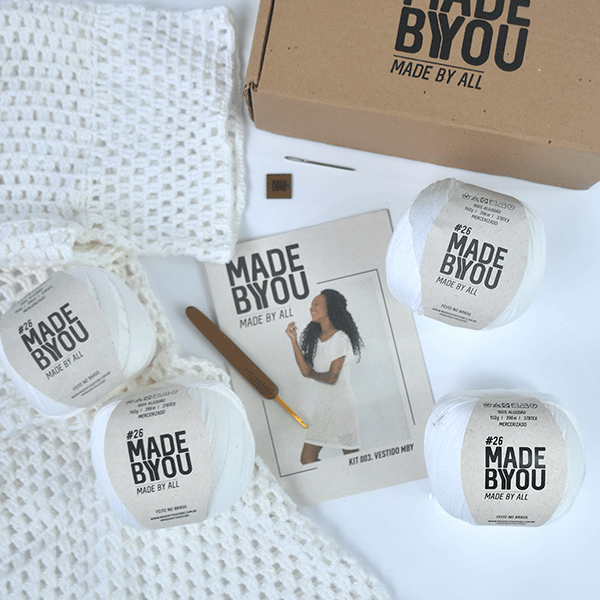 Kit de ganchillo vestido vegano