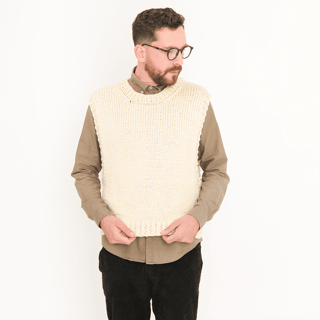 Kit de Tricô Colete Hygge por Woolhool