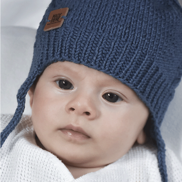 Kit Tricô Gorro e Sapatinho Bebê por T Baby Tricô