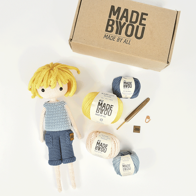 Kit Amigurumi Boneca Cabelo Liso Made By You