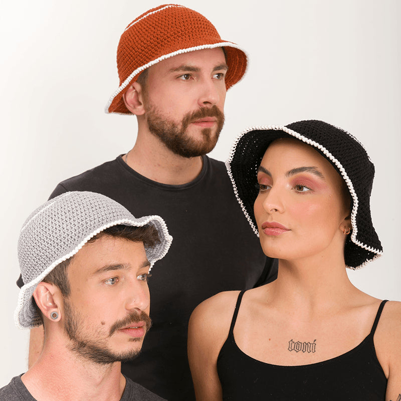 Kit de Ganchillo Sombrero Bucket Por Lady Brown