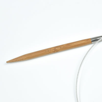 Agulha Para Tricô Circular Bambu Made By You_100cm