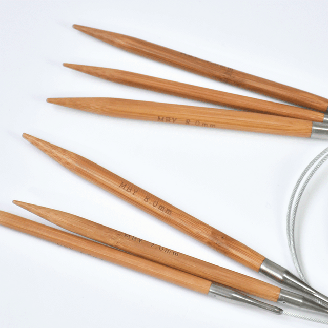 Made By You Bamboo Circular Knitting Needle_80cm