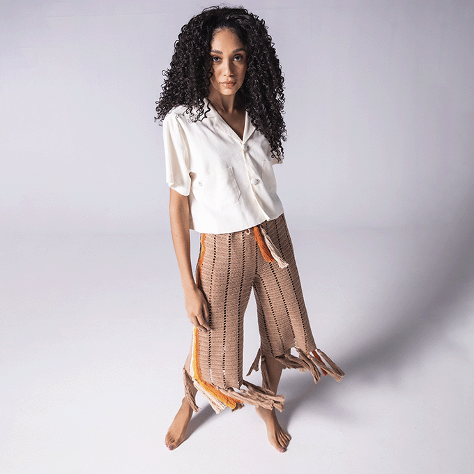 Kit de Ganchillo Pantalones Pantacourt por David Lee