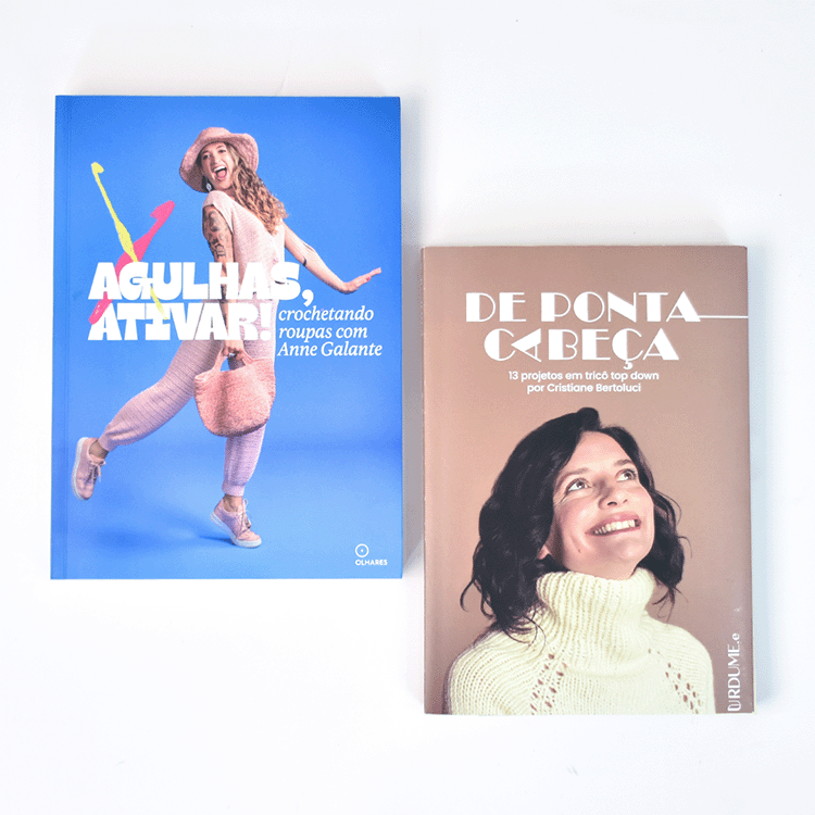 KIT Livros Cris e Anne - De Ponta Cabeça & Agulhas Ativar