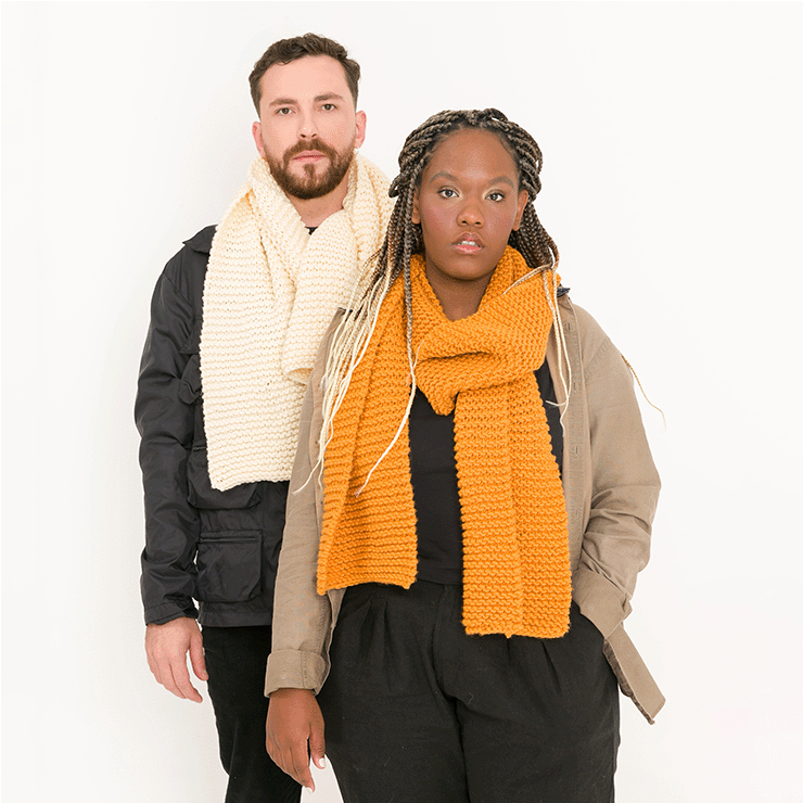 Classic Scarf Knitting Kit