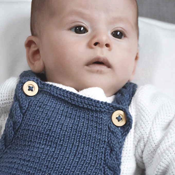 Kit de Tricot Peto de Bebé por T Baby Tricô