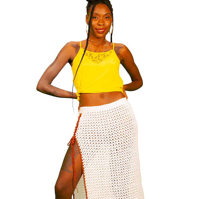 Kit de Ganchillo Falda Larga Por Lady Brown