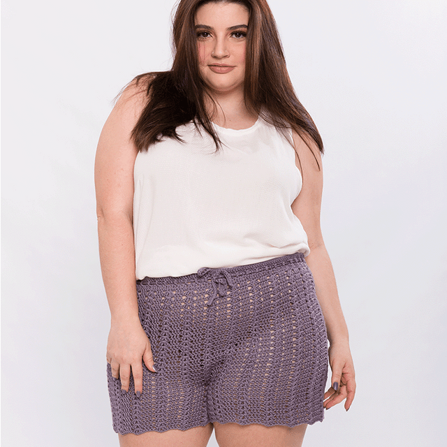 Kit de Crochê Short Verão