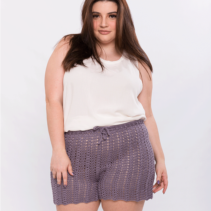 Kit de Crochê Short Verão