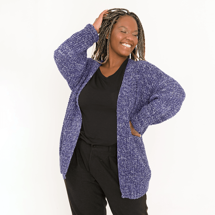 Mixed Cardigan Knitting Kit