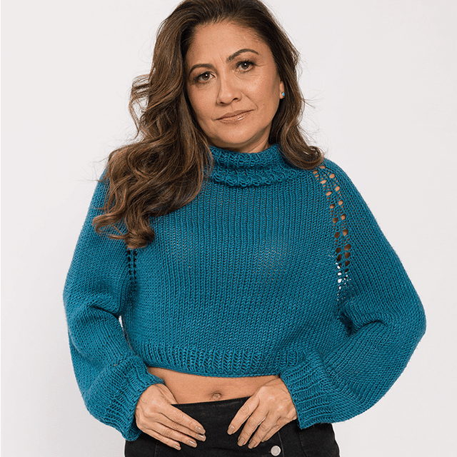 Kit de Tejer Top Down Blusa Bananeira Por Cristiane Bertoluci