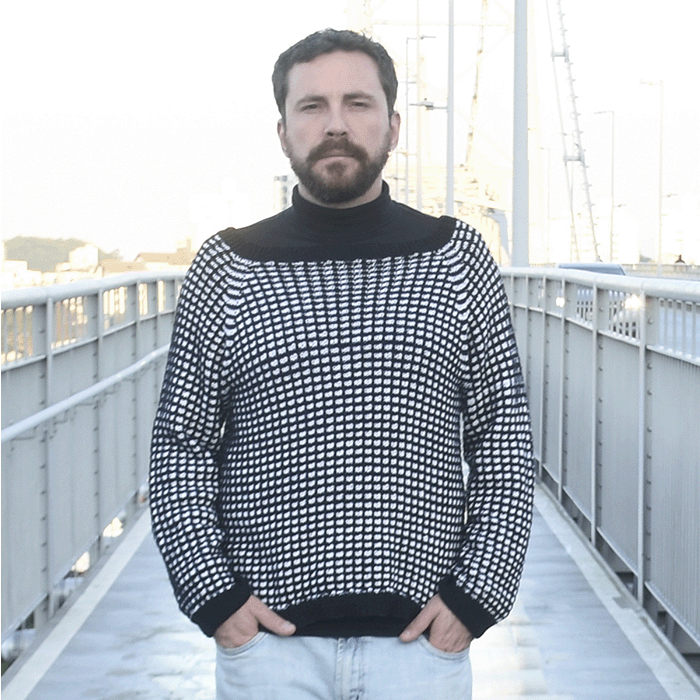 Kit de Tricô Blusa Mosaico por Marcos Filho