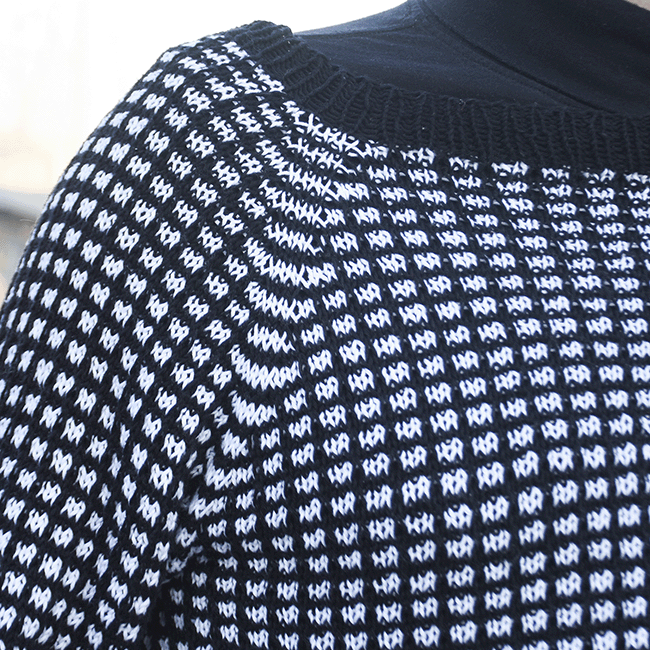Kit de Tricô Blusa Mosaico por Marcos Filho