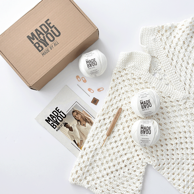 Kit de Crochê Camisa Polo Por Ponto Luz