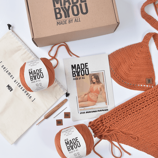 Kit de Crochê Biquíni Transpassado Summer