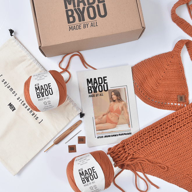 Kit de Crochê Biquíni Transpassado Summer
