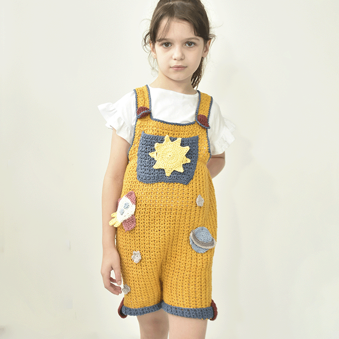 Kit de Crochê Patches Galácticos por Camila Giulia
