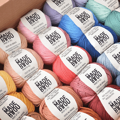 Kit Coleção Colors MINI Fio Para Amigurumi Vegan Algodão 35g + Ganhe 1 saquinho eco G